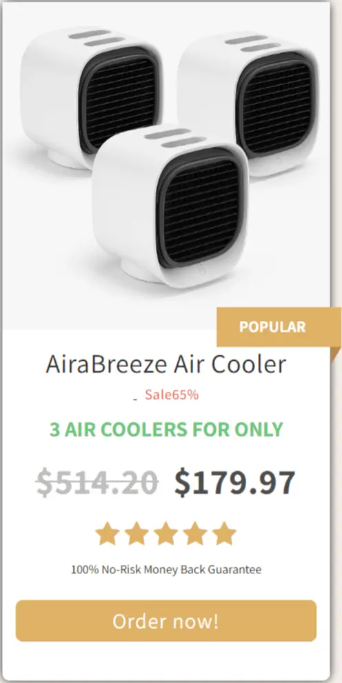 NuraBreeze Air Cooler best price